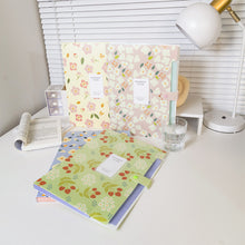 Load image into Gallery viewer, A4 Multi-Layers Folder Dutton File Bag File Bag Floral Six/Eight Cells Organ Bag Large Capacity Korean Simple Office Stationery
