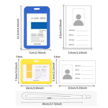 Load image into Gallery viewer, Lanyards ID Card Holder Bank Bus Pass Card Case Cover Bank Credit Card Holder Strap Cardholder Student Office Supplies
