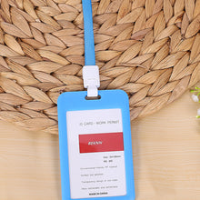 Load image into Gallery viewer, Lanyards ID Card Holder Bank Bus Pass Card Case Cover Bank Credit Card Holder Strap Cardholder Student Office Supplies
