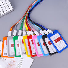 Load image into Gallery viewer, Lanyards ID Card Holder Bank Bus Pass Card Case Cover Bank Credit Card Holder Strap Cardholder Student Office Supplies

