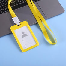 Load image into Gallery viewer, Lanyards ID Card Holder Bank Bus Pass Card Case Cover Bank Credit Card Holder Strap Cardholder Student Office Supplies
