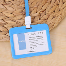 Load image into Gallery viewer, Lanyards ID Card Holder Bank Bus Pass Card Case Cover Bank Credit Card Holder Strap Cardholder Student Office Supplies
