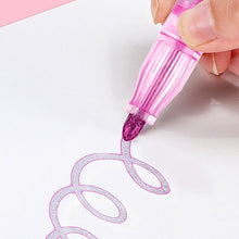 Load image into Gallery viewer, 8/12/24 Pcs Metallic Marker Pens Art Line Pen Outline Marker Highlighter Pen For Manga Crafts Scrapbooking School Stationery Supplies
