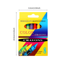 Load image into Gallery viewer, 6/12/18/24 Colors Pen Shape Crayons Non Dirty Hand Washable Safe Non-Toxic for kids Baby Toddler Gift Early Education Tools
