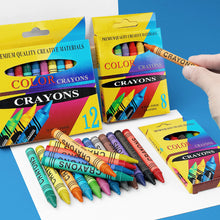 Load image into Gallery viewer, 6/12/18/24 Colors Pen Shape Crayons Non Dirty Hand Washable Safe Non-Toxic for kids Baby Toddler Gift Early Education Tools

