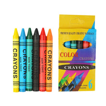 Load image into Gallery viewer, 6/12/18/24 Colors Pen Shape Crayons Non Dirty Hand Washable Safe Non-Toxic for kids Baby Toddler Gift Early Education Tools
