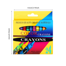 Load image into Gallery viewer, 6/12/18/24 Colors Pen Shape Crayons Non Dirty Hand Washable Safe Non-Toxic for kids Baby Toddler Gift Early Education Tools
