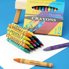 Load image into Gallery viewer, 6/12/18/24 Colors Pen Shape Crayons Non Dirty Hand Washable Safe Non-Toxic for kids Baby Toddler Gift Early Education Tools
