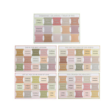 Load image into Gallery viewer, 5/6 Sheets Bible Index Label Sticker Self-adhesive Paper Tabs Bible Index Tabs for Study Read Bookmark Stickers Study Tool
