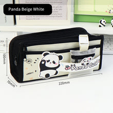 Load image into Gallery viewer, Large Capacity Fashion Capybara Cat Oxford Pencil Bag Cloth Cosmetic Storage Bag Retro Student Stationery School Supplies
