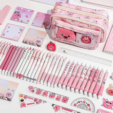 Load image into Gallery viewer, Large Capacity Fashion Capybara Oxford Pencil Bag Cloth Cosmetic Storage Bag Retro Student Stationery School Supplies
