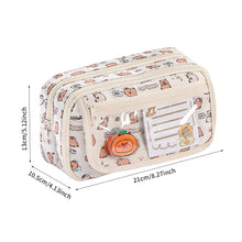 Load image into Gallery viewer, Large Capacity Fashion Capybara Oxford Pencil Bag Cloth Cosmetic Storage Bag Retro Student Stationery School Supplies
