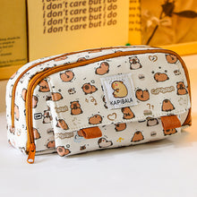 Load image into Gallery viewer, Large Capacity Fashion Oxford Pencil Bag Cloth Cosmetic Storage Bag Retro Student Stationery School Supplies
