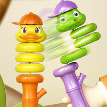 Load image into Gallery viewer, Twisted Balance Swinging Snake Whistle Toy Rotating Duck Decompression Swinging Force Control Balance Toy Snake

