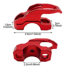 Load image into Gallery viewer, Aluminum Alloy Motorcycle Modified Upper Pump Side Hook Side Helmet Hook N1S Storage Hook Pump Side Hook for E-bike UQI U+B
