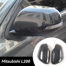Load image into Gallery viewer, 2Pcs Car Side Door Mirror Cover Cap Replace Auto Exterior Accessories Sides Rearview Cover ABS For Mitsubishi L200
