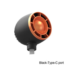 Load image into Gallery viewer, Mini Phone Turbo Small Fan Portable Handheld Silent Fan Plug Rotation Type-C And iPhone Ports
