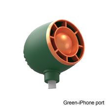 Load image into Gallery viewer, Mini Phone Turbo Small Fan Portable Handheld Silent Fan Plug Rotation Type-C And iPhone Ports
