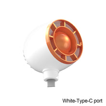 Load image into Gallery viewer, Mini Phone Turbo Small Fan Portable Handheld Silent Fan Plug Rotation Type-C And iPhone Ports
