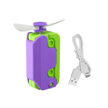 Load image into Gallery viewer, Portable Turnip Knife Small Fan USB Charging Summer Handheld Collapsible Cooling Artifact Decompression Toy For Children
