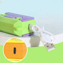 Load image into Gallery viewer, Portable Turnip Knife Small Fan USB Charging Summer Handheld Collapsible Cooling Artifact Decompression Toy For Children

