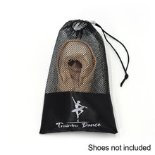 Load image into Gallery viewer, 28*16.5CM Large Capacity Dance Shoes Storage Bag With Drawstring Yoga Ballet Supplies Mobile Phone Storage Breathable Mesh Package
