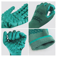 Load image into Gallery viewer, 1Pair Latex Bead Anti-Slip Shock-Proof Yarn Protective Gloves Electric Drill Mine Construction Workers Wear-Resistant Protective Gloves
