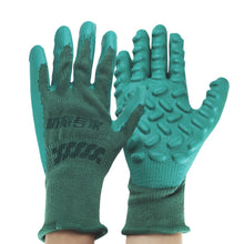 Load image into Gallery viewer, 1Pair Latex Bead Anti-Slip Shock-Proof Yarn Protective Gloves Electric Drill Mine Construction Workers Wear-Resistant Protective Gloves
