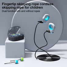 Load image into Gallery viewer, Portable Ring Jump Rope Wire Rope Cordless Load Bearing Dual Use Fitness Weight Loss Equipment With Storage Box
