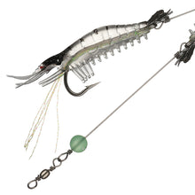 Load image into Gallery viewer, 1PC 8CM/5.8G Artificial Shrimp Lure Bait Noctilucence Shrimp With Dezhou Fishing Group For Blanquillo Snakehead Bass
