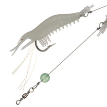Load image into Gallery viewer, 1PC 8CM/5.8G Artificial Shrimp Lure Bait Noctilucence Shrimp With Dezhou Fishing Group For Blanquillo Snakehead Bass

