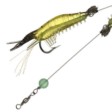 Load image into Gallery viewer, 1PC 8CM/5.8G Artificial Shrimp Lure Bait Noctilucence Shrimp With Dezhou Fishing Group For Blanquillo Snakehead Bass
