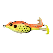 Load image into Gallery viewer, 1PC 13.5G9.2CM Surface Simulation Thunder Frog With Twin Propeller Fins Lure Double Hook Soft Bait For Redfin Culter Bass Snakehead
