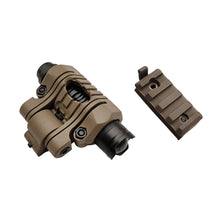 Load image into Gallery viewer, Five-Segment Helmet Light Mini Flashlight Clamp 25MM Adjustable And Rotatable Tactical Helmet Flashlight Clamp Guide Set
