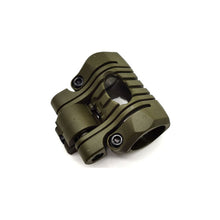 Load image into Gallery viewer, Five-Segment Helmet Light Mini Flashlight Clamp 25MM Adjustable And Rotatable Tactical Helmet Flashlight Clamp Guide Set
