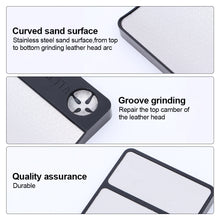 Load image into Gallery viewer, 1PC 2-IN-1 Multi-Functional Pool Cue Tip Repair Tool Aluminum Alloy Small File Board Pool Cue Tip Grinding Shape Repair Device
