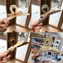 Load image into Gallery viewer, Bow-knot Large Hair Claw Acrylic Hairpin For Women Girl Barrette Korean Style Hair Clips Hairpin 2024 Trend Hair Accessories

