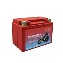 Load image into Gallery viewer, Motorcycle Battery LiFePO4 Scooter Starter 12.8V 5Ah 7Ah 9Ah CCA 200A-400A Built in BMS Lithium Batteries Voltage Protection for Motobike ATV UTVs
