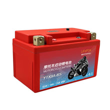 Load image into Gallery viewer, Motorcycle Battery LiFePO4 Scooter Starter 12.8V 5Ah 7Ah 9Ah CCA 200A-400A Built in BMS Lithium Batteries Voltage Protection for Motobike ATV UTVs

