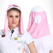Load image into Gallery viewer, Summer Golf Sunscreen Ice Silk Neckerchief Match With Baseball Cap Cool Breathable Mask With Elastic Golf Supplies
