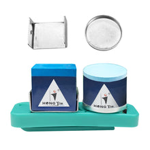Load image into Gallery viewer, 1PC Billiard Chalk Storage Box With Hanging Clip Iron Round Square Chalk Clip Magnetic Absorption Billiard Supplies
