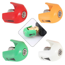 Load image into Gallery viewer, Car Washing Water Gun Washer Sprayer Nozzle High Pressure Tip with 1/4" Fitting Male Thread 0° 15° 25° 40° Water Jet
