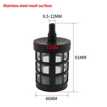 Load image into Gallery viewer, 9.5/10/13mm Filters Sprayer Pump Hose Pipe Filter Filtering Check Valve Net Strainer Mesh for Car Wash Garden Irrigation
