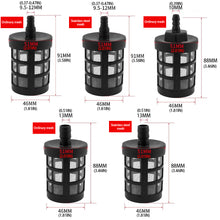 Load image into Gallery viewer, 9.5/10/13mm Filters Sprayer Pump Hose Pipe Filter Filtering Check Valve Net Strainer Mesh for Car Wash Garden Irrigation
