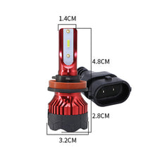 Load image into Gallery viewer, 1Pc H1 H3 H8 9005 9006 H4 H13 H7 880 H27 9004 9007 H11 881 60W LED Auto Car Headlight Lamp Beam Bulbs 10000LM 6000K Automobile Bulb White
