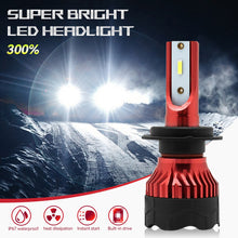 Load image into Gallery viewer, 1Pc H1 H3 H8 9005 9006 H4 H13 H7 880 H27 9004 9007 H11 881 60W LED Auto Car Headlight Lamp Beam Bulbs 10000LM 6000K Automobile Bulb White
