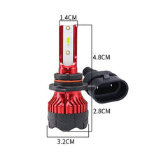 Load image into Gallery viewer, 1Pc H1 H3 H8 9005 9006 H4 H13 H7 880 H27 9004 9007 H11 881 60W LED Auto Car Headlight Lamp Beam Bulbs 10000LM 6000K Automobile Bulb White
