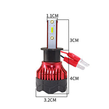 Load image into Gallery viewer, 1Pc H1 H3 H8 9005 9006 H4 H13 H7 880 H27 9004 9007 H11 881 60W LED Auto Car Headlight Lamp Beam Bulbs 10000LM 6000K Automobile Bulb White
