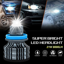 Load image into Gallery viewer, Car H7 H11 H8 H9 9005 HB3 9006 HB4 Led Fog Light Bulb Led Fog Lamp Lens CSP 6000K WhiteTurbo Fog Light For 12V 24V
