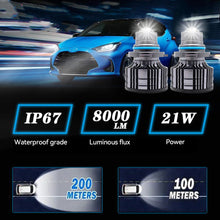 Load image into Gallery viewer, Car H7 H11 H8 H9 9005 HB3 9006 HB4 Led Fog Light Bulb Led Fog Lamp Lens CSP 6000K WhiteTurbo Fog Light For 12V 24V
